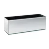 12"L X 4" X 4" LOW RECTANGLE MIRROR GLASS VASE -Quality Wholesale Shop 12l x 4 x 4 low rectangle mirror glass vase