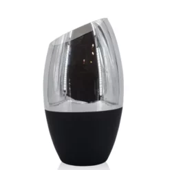 13.5”H X 7.5”BLACK BULLET WITH SILVER SLANT -Quality Wholesale Shop 135h x 75black bullet with silver slant 3