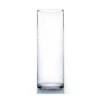 16"H X 6" CLEAR GLASS CYLINDER VASE -Quality Wholesale Shop 16h x 6 clear glass cylinder vase