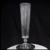 31.5”H X 6.5” GLASS FLUTED BESPOKE LIKE TRUMPET VASE