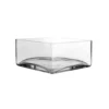 4" X 6" X 6" LOW SQUARE GLASS DISH VASE -Quality Wholesale Shop 4 x 6 x 6 low square glass dish vase