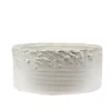 4.75”H X 10.5” ASPEN WHITE CERAMIC PLANTERS