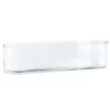 4”H X 16.5”LONG X 4” LONG AND GLOW GLASS RECTANGLE WITH OVAL CORNERS -Quality Wholesale Shop 4h x 165long x 4 long and glow glass rectangle wit