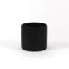 6.5"H X 7" MATTE BLACK CERAMIC CYLINDER VASE PLANTER -Quality Wholesale Shop 65h x 7 matte black ceramic cylinder vase planter