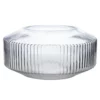 6”H X 10.5” CLEAR GLASS FLUTED SAUCER -Quality Wholesale Shop 6h x 105 clear glass fluted saucer