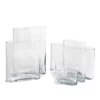 6"H X 10"L X 2" CLEAR NARROW POCKET VASE WITH OVAL CORNERS -Quality Wholesale Shop 6h x 10l x 2 clear narrow pocket vase with oval co