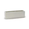 6"H X 14"L X 4" MATTE WHITE LOW RECTANGLE CERAMIC -Quality Wholesale Shop 6h x 14l x 4 matte white low rectangle ceramic
