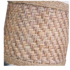 8”H X 4” BOHO STYLE BURLAP WICKER BUD VASE -Quality Wholesale Shop 8h x 4 boho style burlap wicker bud vase 5