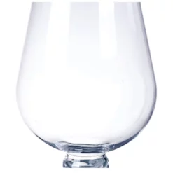 8”H X 4.5” GLASS PEDESTAL HURRICANE VASE -Quality Wholesale Shop 8h x 45 glass pedestal hurricane vase 1