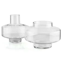 8”H X 8”D X 2.75”OPEN FLYING TOP GLASS CYLINDERS