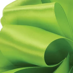 #9, 50 YARD DOUBLE FACE CHARTREAUS RIBBON