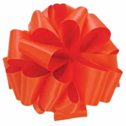 #9, 50 YDS DOUBLE FACE RIBBON LIVING CORAL