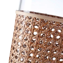 9”H X 7”L X 3”W BOHO STYLE CANE VASE -Quality Wholesale Shop 9h x 7l x 3w boho style cane vase 2