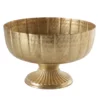 10'' X 6.5’'H GOLD METAL LITA COMPOTE (AD) -Quality Wholesale Shop accent decor 10 x 65h gold metal lita compote ad