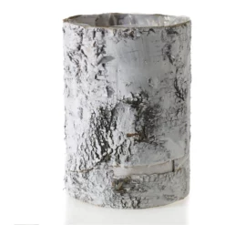 10”h X 7” WHITE BIRCH CYLINDER