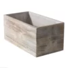 13.5”L X 6”h X 7” WHITE WASH WOODLAND PLANTER -Quality Wholesale Shop accent decor 135l x 6h x 7 white wash woodland pla