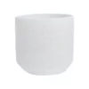 13"x 12”H WHITE RAY POT (AD) -Quality Wholesale Shop accent decor 13x 12h white ray pot ad