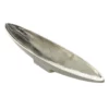 2.25"H X 4.5"W X 23.75" LONG SILVER METAL DENVER BOAT -Quality Wholesale Shop accent decor 225h x 45w x 2375 long silver metal d