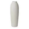 22.75”H X 7.5” WHITEW CERAMIC MALAWI VASE -Quality Wholesale Shop accent decor 2275h x 75 whitew ceramic malawi vase