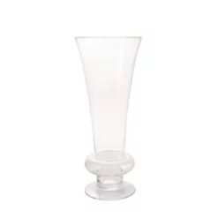 23.5”H X 9.75” GLASS CENTERPIECE DARIO VASE -Quality Wholesale Shop accent decor 235h x 975 glass centerpiece dario va 2