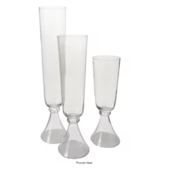 29.5”H X 8.25” WEDDING CENTERPIECE GLASS PICCOLO VASE -Quality Wholesale Shop accent decor 295h x 825 wedding centerpiece glass 3
