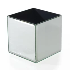 5” X 5” X 5” MIRROR GLASS CUBE