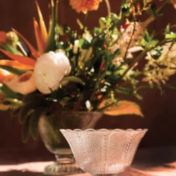 5.25" X 7" CAMILLA GLASS COMPOTE (AD) -Quality Wholesale Shop accent decor 525 x 7 camilla glass compote ad 1