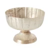 5.5”h X 8” CHAMPAGNE LITA COMPOTE (AD) -Quality Wholesale Shop accent decor 55h x 8 champagne lita compote ad