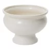 6.25”H X 8.5” WHITE CERAMIC DAWSON COMPOTE -Quality Wholesale Shop accent decor 625h x 85 white ceramic dawson compot