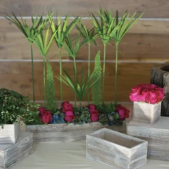 7” X7” X 7” NATURAL WOODLAND PLANTER CUBE -Quality Wholesale Shop accent decor 7 x7 x 7 natural woodland planter cub 1