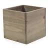 7” X7” X 7” NATURAL WOODLAND PLANTER CUBE