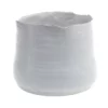 7.25” X 5.5”H WHITE TEGAN POT (AD) -Quality Wholesale Shop accent decor 725 x 55h white tegan pot ad