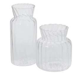 7.75”H X 3.5” GLASS FRANCINE VASE -Quality Wholesale Shop accent decor 775h x 35 glass francine vase 1
