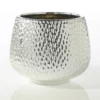 8'' X 6’' SILVER Supernova Pot And Vase (AD)