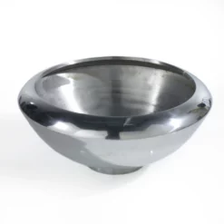 8”H X 19”D SILVER METAL AVENUE PLANTER