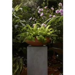 8”H X 22” BURNT ORANGE NEWPORT BOWL TERRACOTTA -Quality Wholesale Shop accent decor 8h x 22 burnt orange newport bowl ter 1