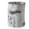 8”h X 6” WHITE BIRCH CYLINDER -Quality Wholesale Shop accent decor 8h x 6 white birch cylinder
