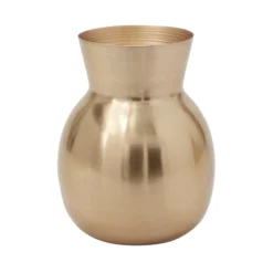 8”H X 6.5” GOLDEN LOVE VASE (AD)