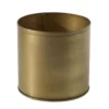 8”H X 8.25” CYLINDER BRYANT COLLECTION GOLD METAL (AD) -Quality Wholesale Shop accent decor 8h x 825 cylinder bryant collection g