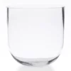 9.5"x9.5" CLEAR FAT BOWL VASE (AD)