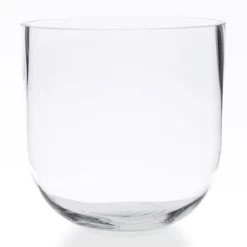 9.5"x9.5" CLEAR FAT BOWL VASE (AD)