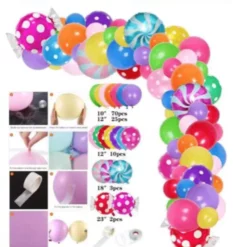 BALLOON GARLAND “CANDY” 60SET