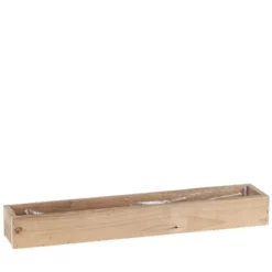 RECT RECCLAMED WOOD BOX 22.5 X 3.2X2.2