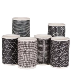 RND EBONY ART CMT S STYLES 4.75 X 8’’