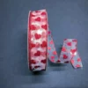WHT SHR/RED GLIT HEARTS 1.5”X50Y -Quality Wholesale Shop wht shr red glit hearts 15x50y